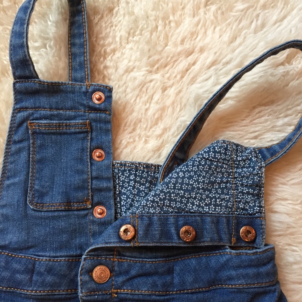 Zara Stretchy Denim Jumper - Picture 2 of 5